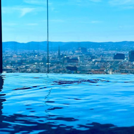 Panorama Sky Apartment I Rooftop Pool I Metro Station Wiedeń Zewnętrze zdjęcie