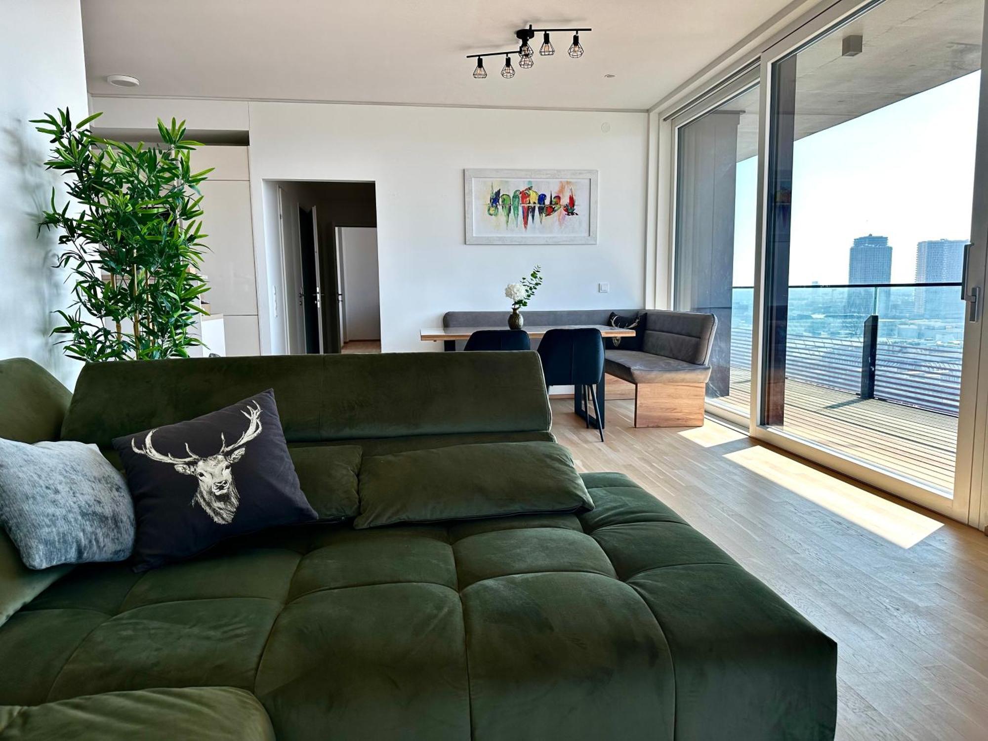 Panorama Sky Apartment I Rooftop Pool I Metro Station Wiedeń Zewnętrze zdjęcie