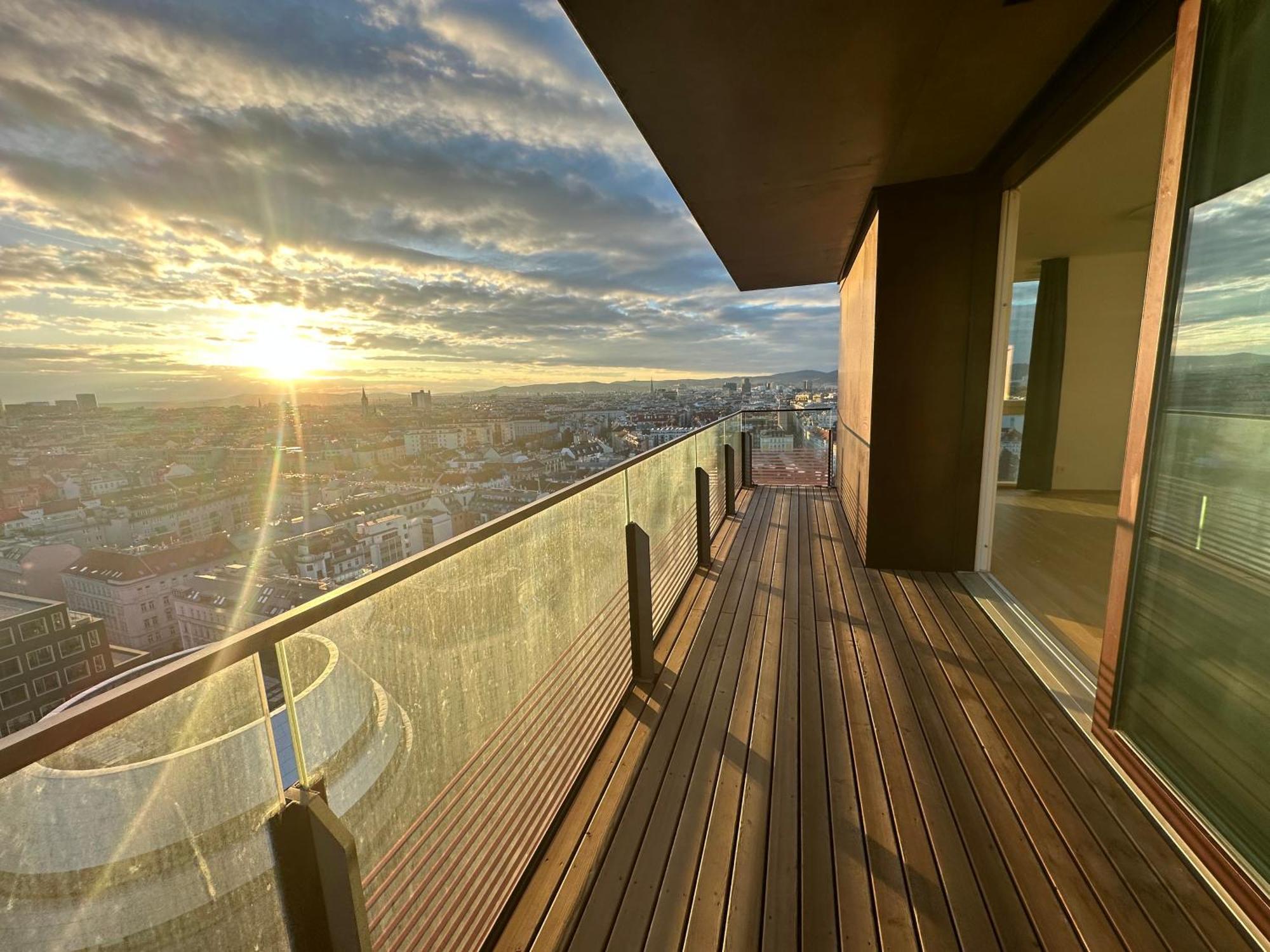 Panorama Sky Apartment I Rooftop Pool I Metro Station Wiedeń Zewnętrze zdjęcie